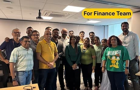 AI training session for finance teams